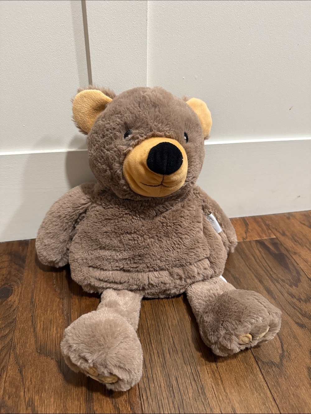 Plush Brown Bear Stuffed Animal - Cozy Cuddle Warm Up Stuffy